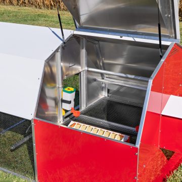 4 x 6 Redline Coop [Roof Open Detail]